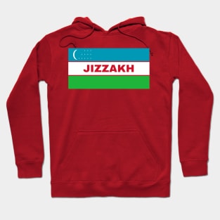 Jizzakh City in Uzbekistan Flag Hoodie